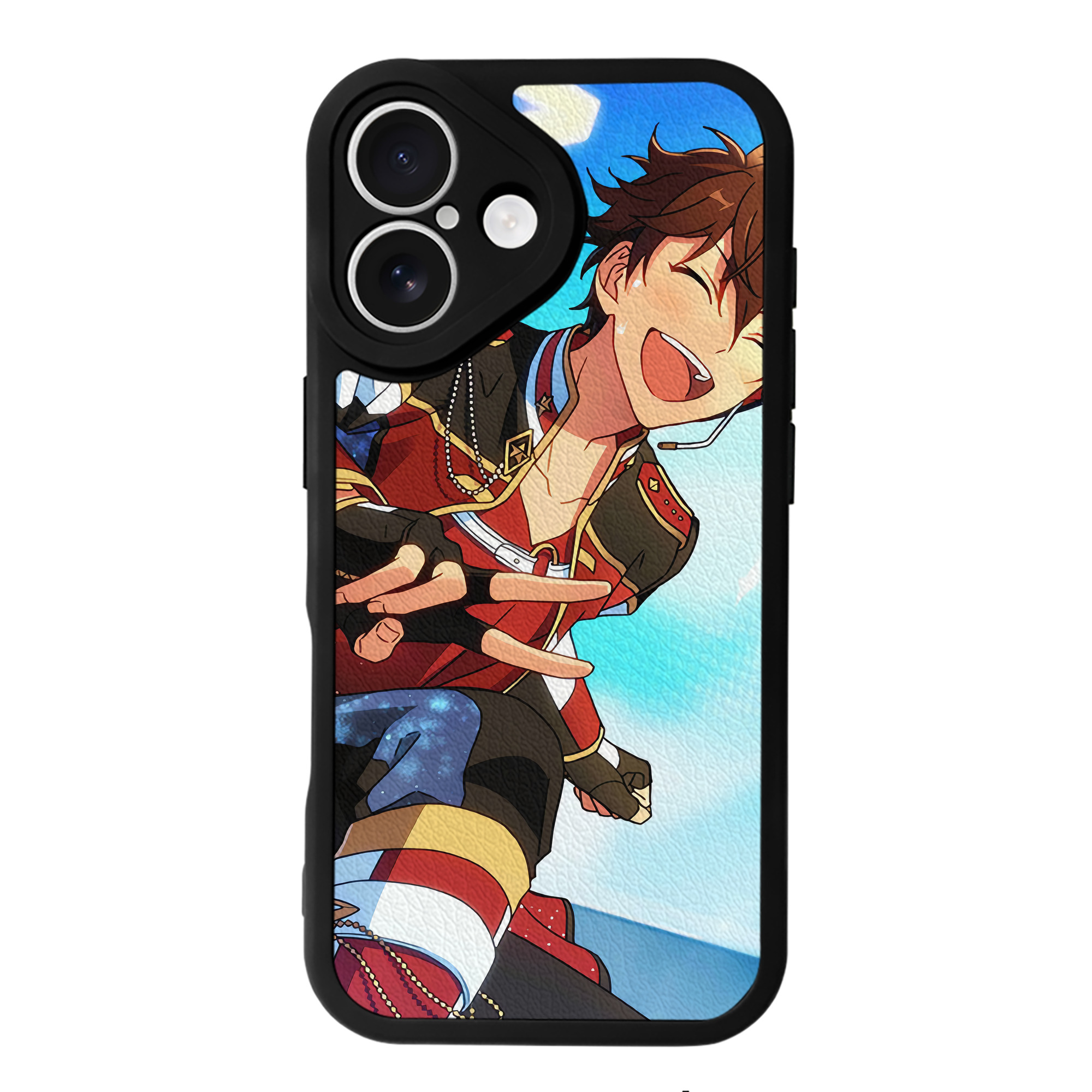 （画像用） あんさんぶるスターズ! Ensemble Stars 【iPhone 16シリーズ対応】シリコンスマホケース（レザー調） 材質：シリコン